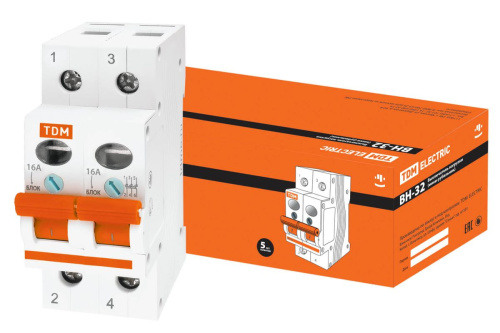 ВН 2п   16А Выключатель нагрузки ВН-32 ТДМ                                        