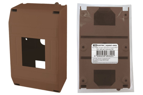 Бокс пластиковый КМПн 1/4 76х125х57 IP20 Эко бук ТДМ                                        