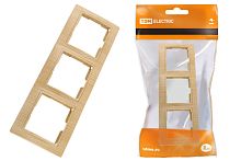 Рамка 3-х постовая горизонтальная "ЭКО" (сосна) "Таймыр" ТДМ          