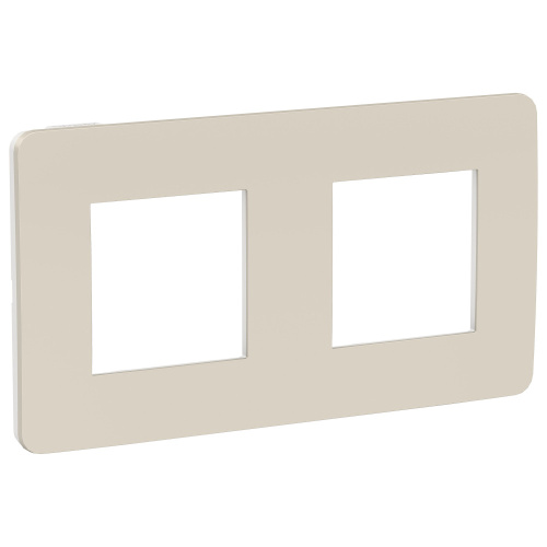 Рамка Unica Studio 2м шампань/белый, универсальная (упак-5шт) SchE                                         фото 2                    