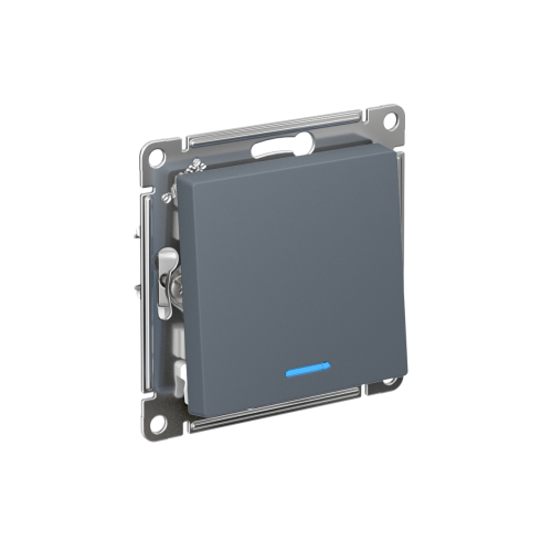 Выключатель с/у AtlasDesign 1кл грифель, механизм IP20 10А с инд. (упак-10шт) SchE                                        