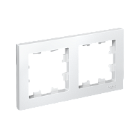Рамка AtlasDesign 2м белый, универсальная (упак-30шт) SchE          
