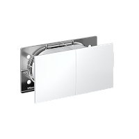 Розетка с/у AtlasDesign 2м с/з с з/ш белый IP20 в сборе 16А со сдвиг.крыш. (упак-6шт) SchE          