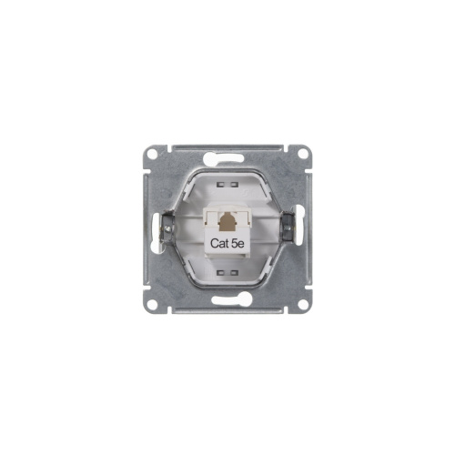 Розетка с/у GLOSSA RJ45 1м белый механизм кат.5E (комп.) (упак-10шт) SchE                                         фото 3                    