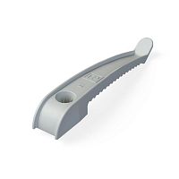 Держатель кабеля односторонний для прямого монтажа серый (20шт/240шт уп/кор) Промрукав          