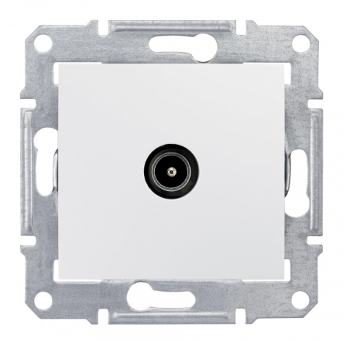 Антенна Sedna TV коннектор, механизм, белый (упак-10шт) SchE                                         фото 2                    