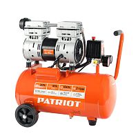 Компрессор Patriot поршневой безмасляный WO 24-160, 160 л/мин, 8 бар, 1100 Вт, 24 л, быстросъемный          