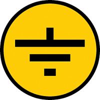 Символ "Заземление" 30х30мм ИЭК          