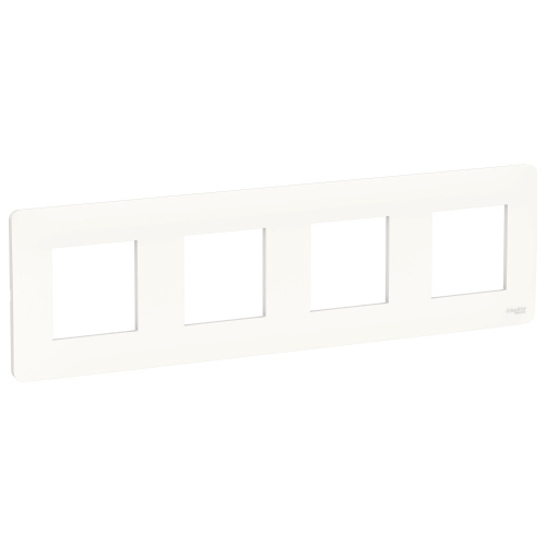 Рамка Unica Studio 4м белый, универсальная (упак-5шт) SchE                                         фото 2                    