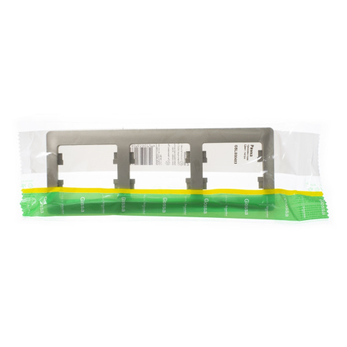 Рамка GLOSSA 3м титан, горизонтальная (упак-15шт) SchE                                         фото 2                    