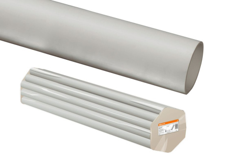 Труба гладкая жесткая ПВХ 50 (21м), 3м, ТДМ                                        