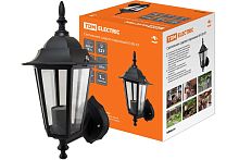 Светильник 6100-01 садово-парковый шестигранник, 100Вт, вверх, черный ТДМ          