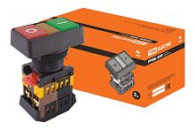 Кнопка PPBB-30N "I-0" неон 230В 1з+1р d30мм ТДМ          