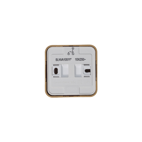 Выключатель о/у Бланка 2кл ясень IP20 10А с инд. и с изол.пл. (упак-15 шт) SchE                                         фото 3                    