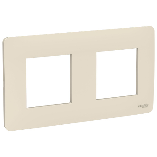 Рамка Unica Studio 2м бежевый, универсальная (упак-10шт) SchE                                        