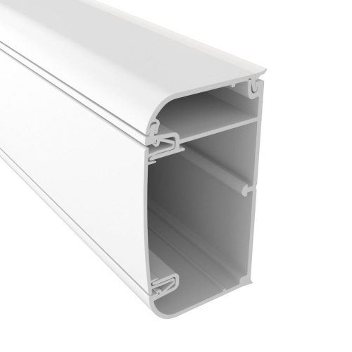 Кабель-канал 90х50 мм, с перегородкой, боковой и фронтальной крышками                                        