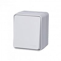 Переключатель о/у AtlasDesign Profi54 1кл белый IP54 10А SchE          