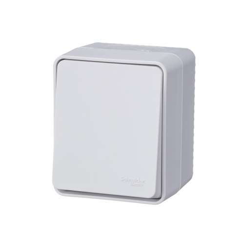 Переключатель о/у AtlasDesign Profi54 1кл белый IP54 10А SchE                                        