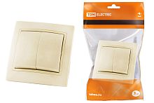 Выключатель с/у Таймыр 2кл сл.кость IP20 10А ТДМ          