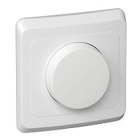 Диммер с/у Этюд белый 300Вт поворотный (упак-2 шт) SchE          