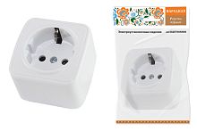 Розетка о/у Дача 1м с з/к белый IP20 16А 250В Народная ТДМ          