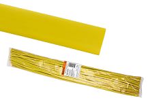 Термоусаживаемая трубка 40/20 желтая по 1м (25 м/упак) ТУТнг ТДМ          