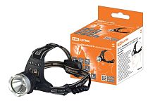 Фонарь «Налобный 9» аккумуляторный, 5Вт 1 светодиод CREE, Li-Ion 2x18650 2 Ач,  ТДМ          