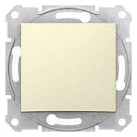 Переключатель с/у Sedna 1кл. бежевый, механизм IP20 10А на 2 направления (упак-10шт) SchE          