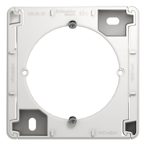 Коробка GLOSSA для наружного монтажа белый (упак-4шт) SchE                                        