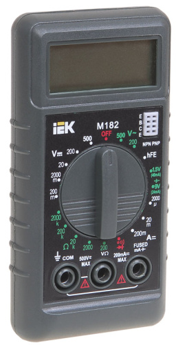 Мультиметр цифровой Compact M182 ИЭК                                        
