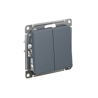 Выключатель с/у AtlasDesign 2кл грифель, механизм IP20 10А (упак-10шт) SchE          