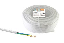 Провод ПВС 3х1,5 (20м) монтажно-бытовой, белый, Народный ТДМ          