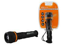 Фонарь светодиодный "Пластик обрезиненный, 3 светод 9лм/вт, батарея 2*АА (в компл не входят) ТДМ          