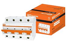 Автоматический выключатель 4п 100А С ВА47-100 ТДМ          