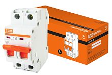 Автоматический выключатель 2п 16А С ВА47-29 ТДМ          