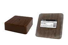 Коробка распаячная КР 75х75х28 ОП бук, с клем. колодкой, IP40, инд. штрихкод ТДМ          