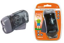 Фонарь "Компакт 1", аккумуляторный, 2 светодиода 6лм/Вт ТДМ          