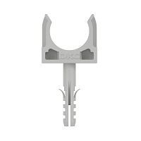 Держатель с защелкой и дюбелем, д.20мм (кор 600шт)          