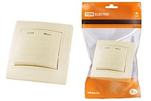 Выключатель с/у Таймыр 2кл сл.кость IP20 10А с инд. ТДМ          