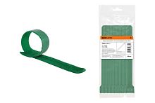 Хомут-липучка ХЛ 12х135 мм зеленый (20 шт) ТДМ          