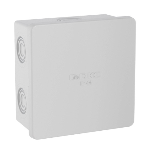 Коробка ответвит. с кабельными вводами, 80х80х40мм (6 вводов) IP44 (упак 20шт)                                        