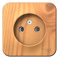 Розетка о/у Бланка 1м б/з с з/ш ясень IP20 16А изол.пл. (упак-18 шт) SchE          