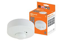 Датчик движения 1200Вт ДДМ-03П 5,8ГГц, 10-720с, 1-8м, 3+лк, 180(сбоку)+360(сверху)гр, IP33, ТДМ          