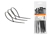 Хомут 3,6х250мм нейлон (черный) (25 штук) ТДМ          