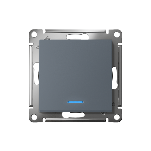 Переключатель с/у AtlasDesign 1кл. грифель, механизм IP20 10А с инд. на 2 направлен (упак-10шт) SchE                                         фото 2                    