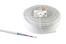 Провод ПВС 2х2,5 (100м), монтажно-бытовой, белый Народный ТДМ          