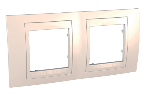 Рамка Unica Хамелеон 2м бежевый горизонтальная (упак-10шт) SchE                                        