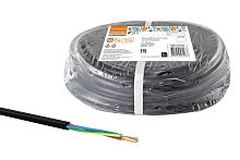 Провод ПВС 4х0,75 (10м) монтажно-бытовой, черный, Народный ТДМ          