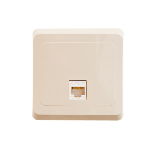 Розетка с/у Этюд RJ45 1м кремовый кат.5e (комп.) U/UTP (упак-10шт) SchE                                         фото 5                    