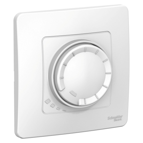 Диммер с/у Бланка белый в сборе 400Вт светорегулятор поворотно-нажимной универс. (упак-8шт) SchE                                        